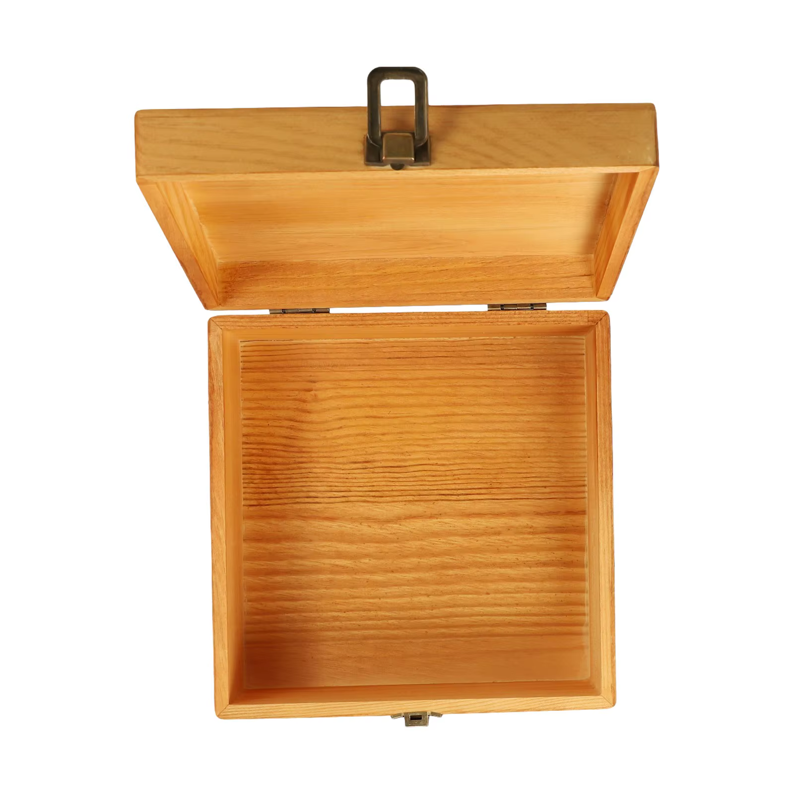 Boîte de rangement pour bijoux en bois de pin