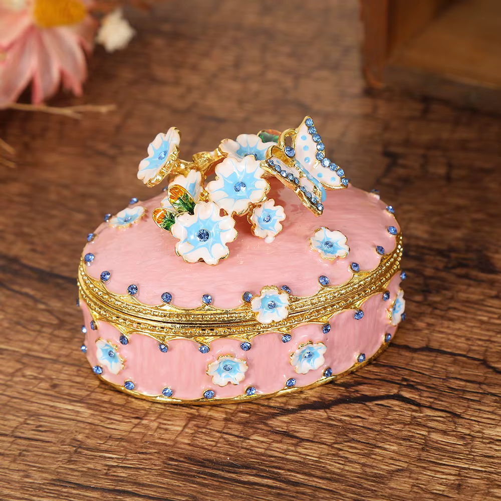 Boîte à bijoux en céramique