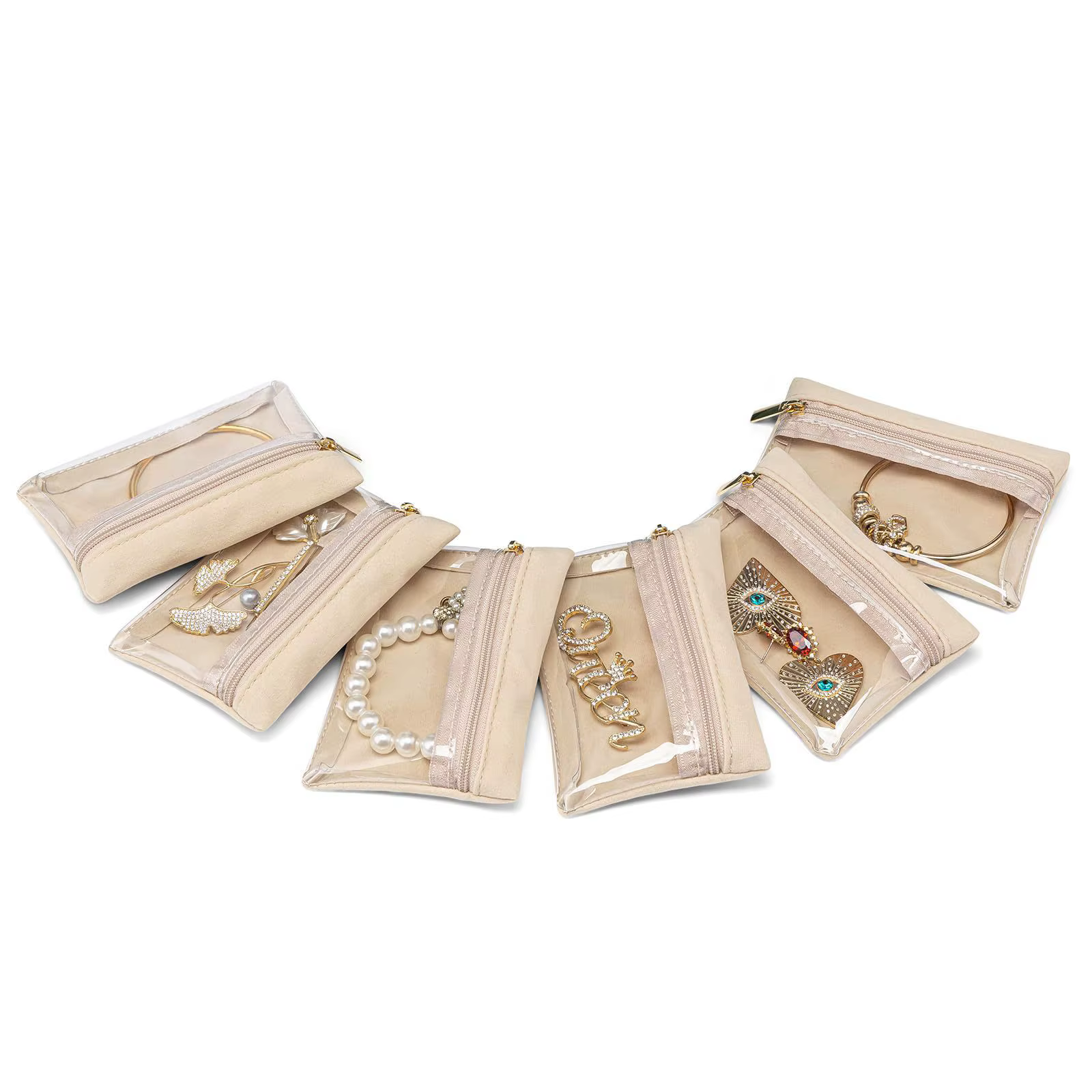 Sac de rangement portable pour bijoux