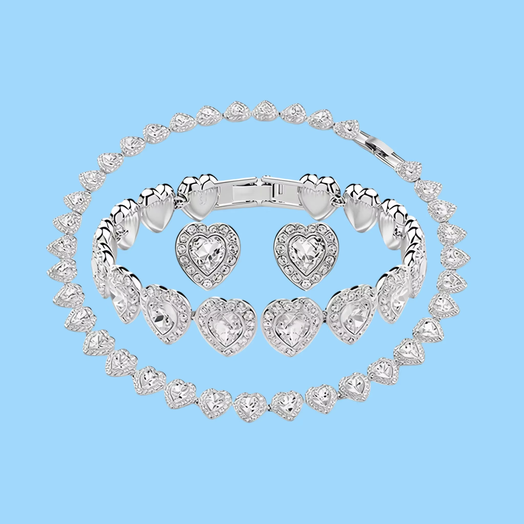Ensemble de bijoux de luxe exquis de haute qualité pour mariage, collection 2026 UE, simple et élégant, vente chaude
