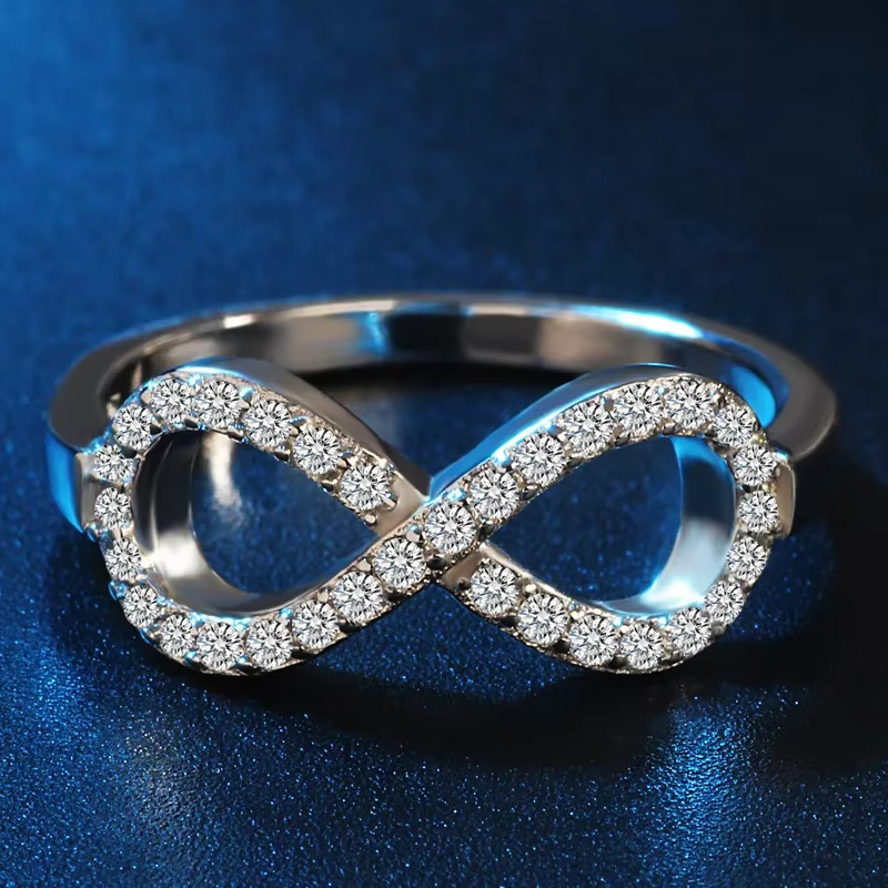 Bague en argent regardé 2024 pour femme