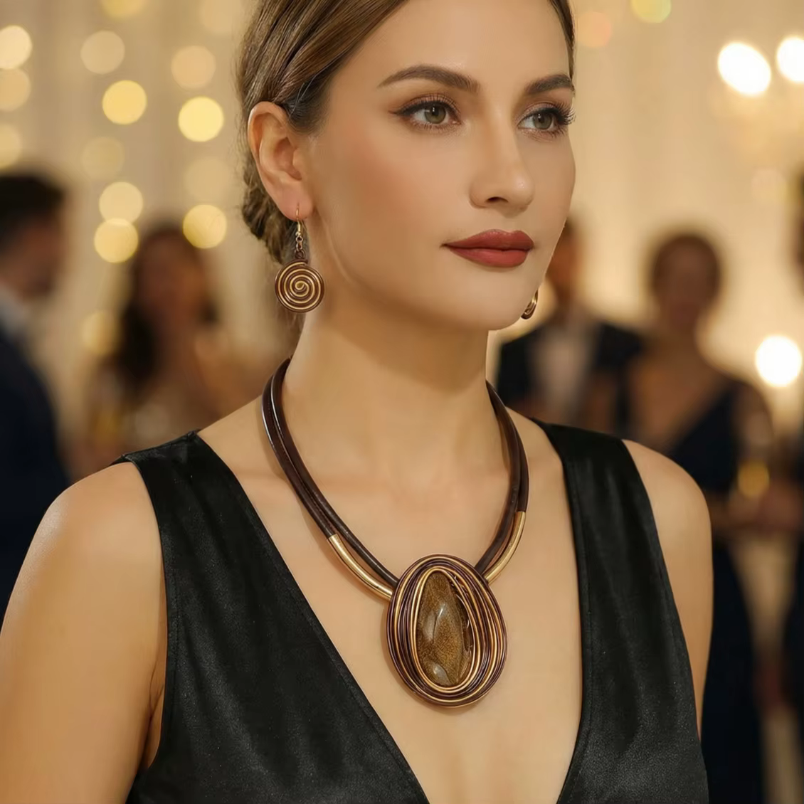 Nouvel ensemble de bijoux design