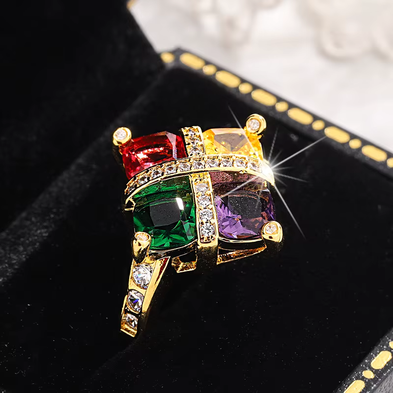 Bague en or 18 carats pour femmes