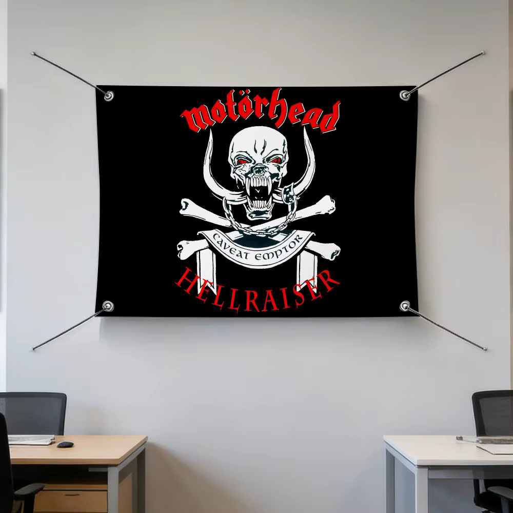Drapeaux Music M-Motorhead Spécialisés pour la Décoration Intérieure et Extérieure