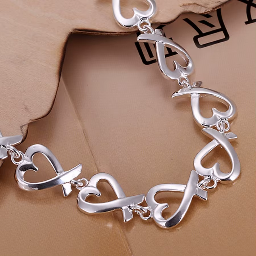 925 Bracelets en argent Sterling pour femmes de mariage dame mignon Noble jolis bijoux mode belle chaîne livraison gratuite cadeaux chauds