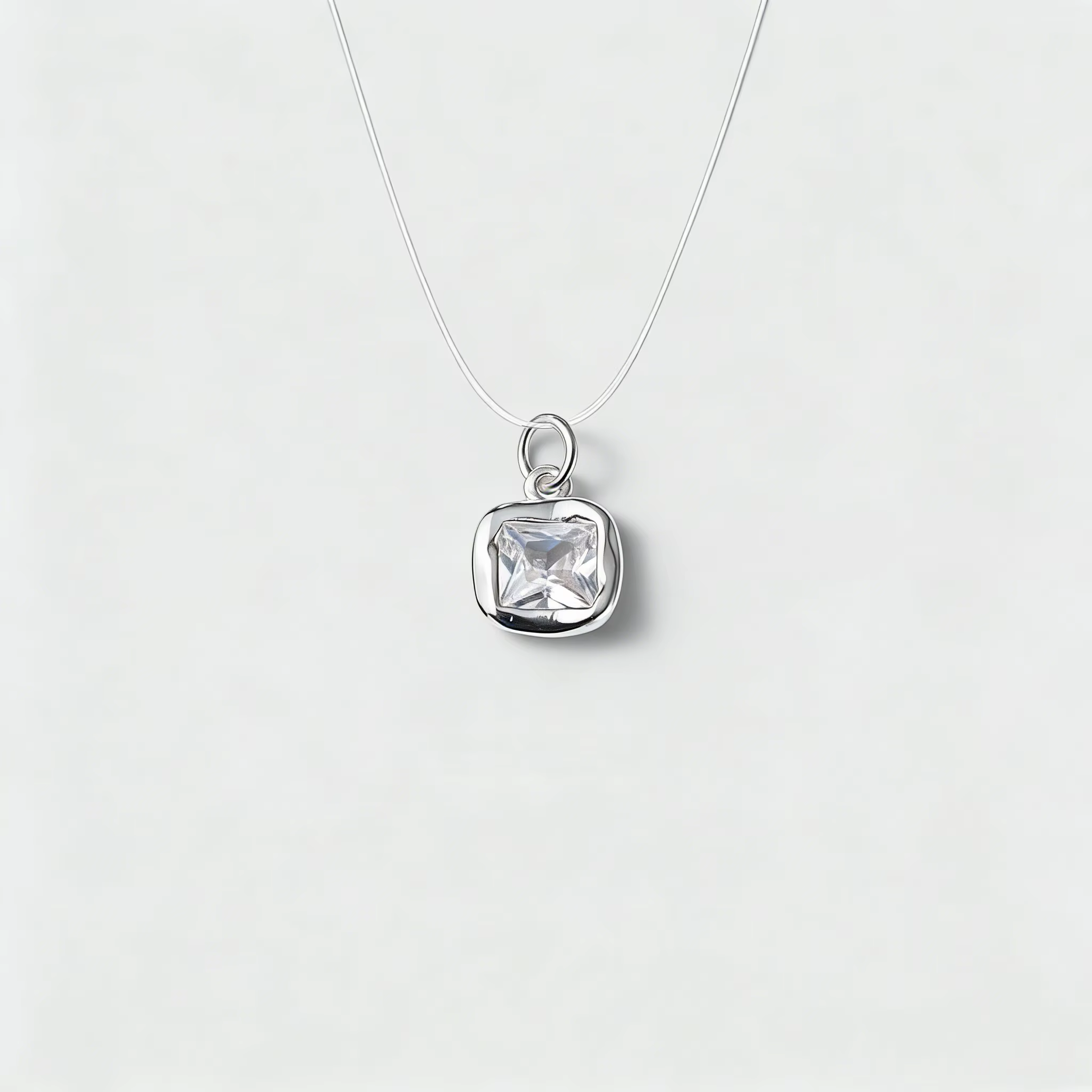 Breloques carrées en Zircon