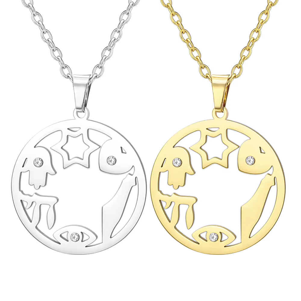 Collier Symboles Judaïques : Chai