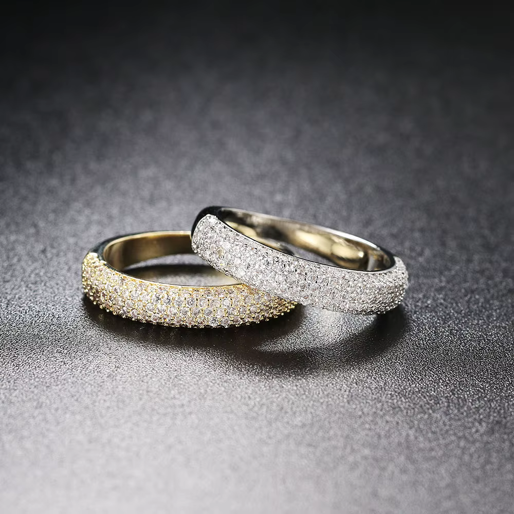 Bague Vintage couleur or pour femmes et hommes