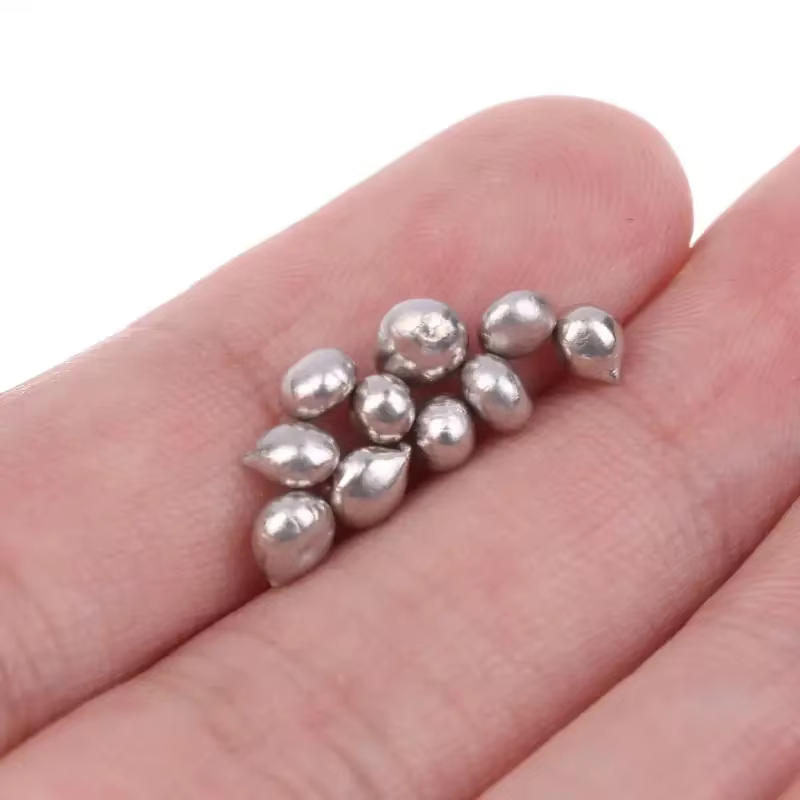 Perles de granulés plaquées argent 100g