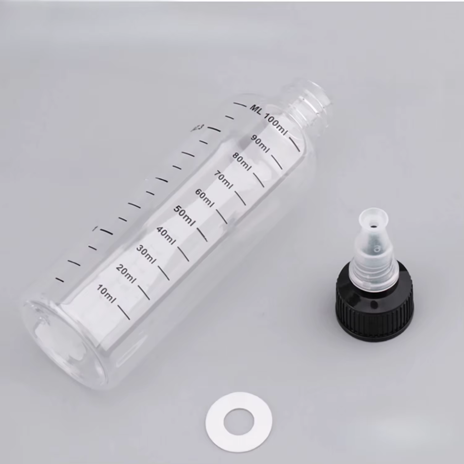 Compte-Gouttes en Plastique l'horloge de 30ml/60ml/100ml/120ml/250ml