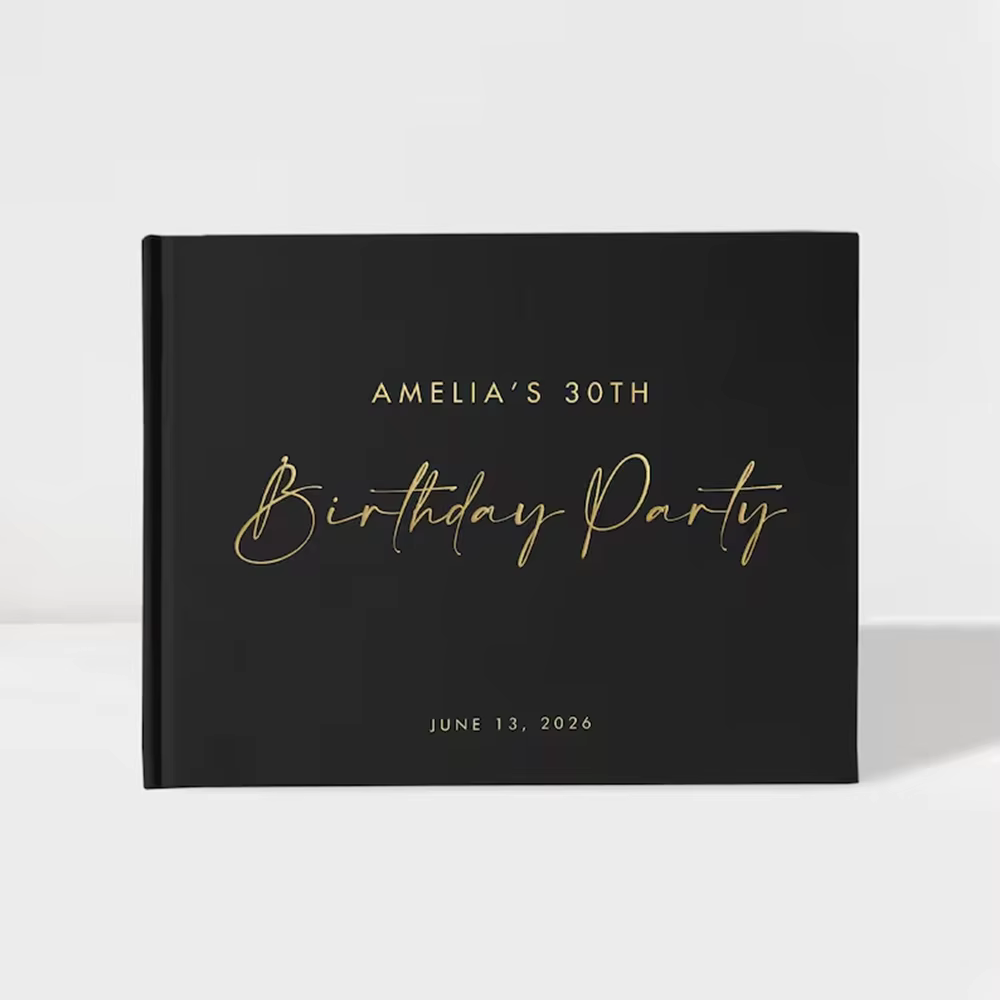 Livre d'or de mariage personnalisé