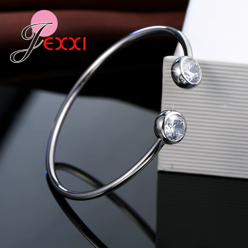 Bracelet en argent sterling 925 au design simple