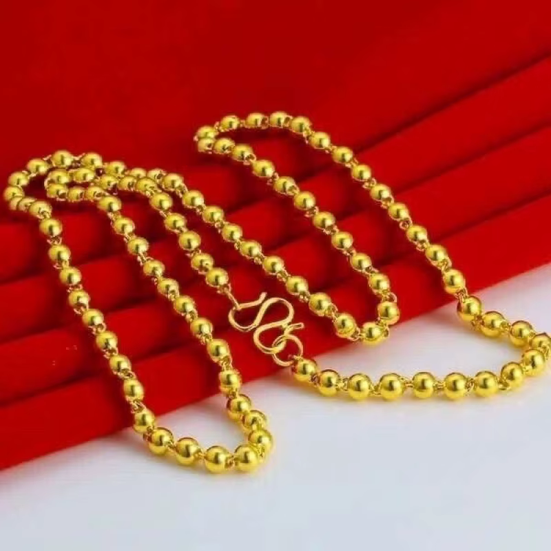 Collier vietnamien en or sable pour hommes et femmes