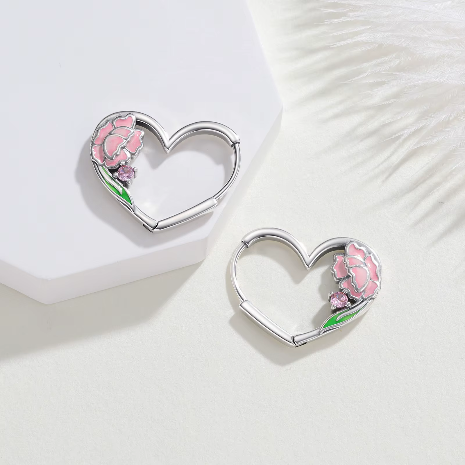 Boucles d'oreilles en argent Sterling 925 pour femmes