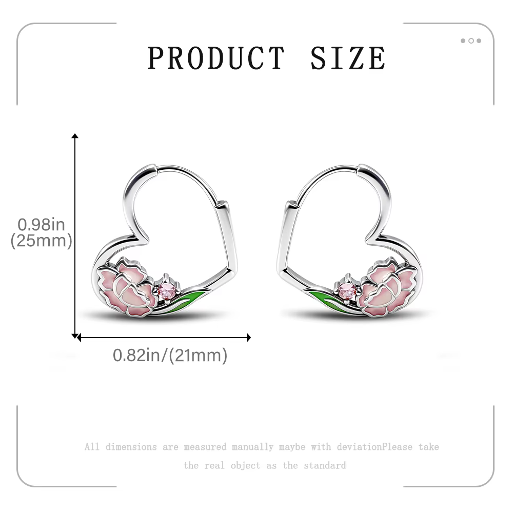 Boucles d'oreilles en argent Sterling 925 pour femmes