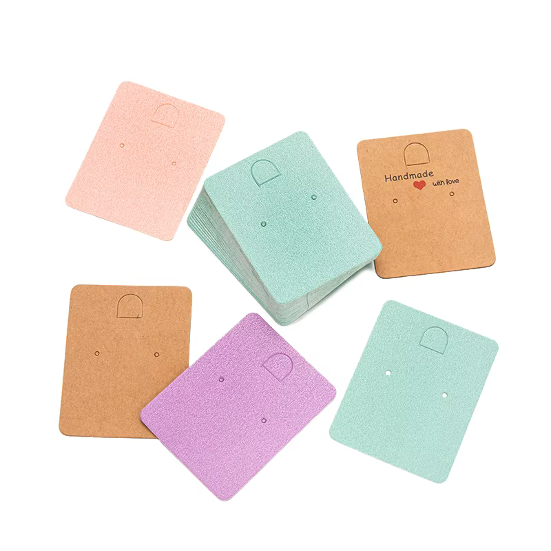 Cartes d'affichage de boucles d'oreilles