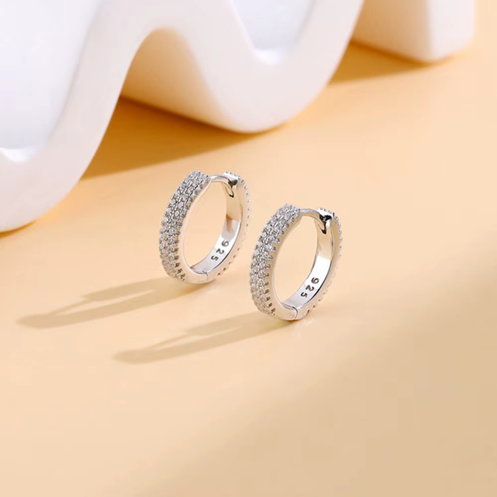 Vinregem Lab créé saphir pierres précieuses personnalité boucles d'oreilles 100% 925 en argent Sterling bijoux fins pour les femmes cadeaux en gros