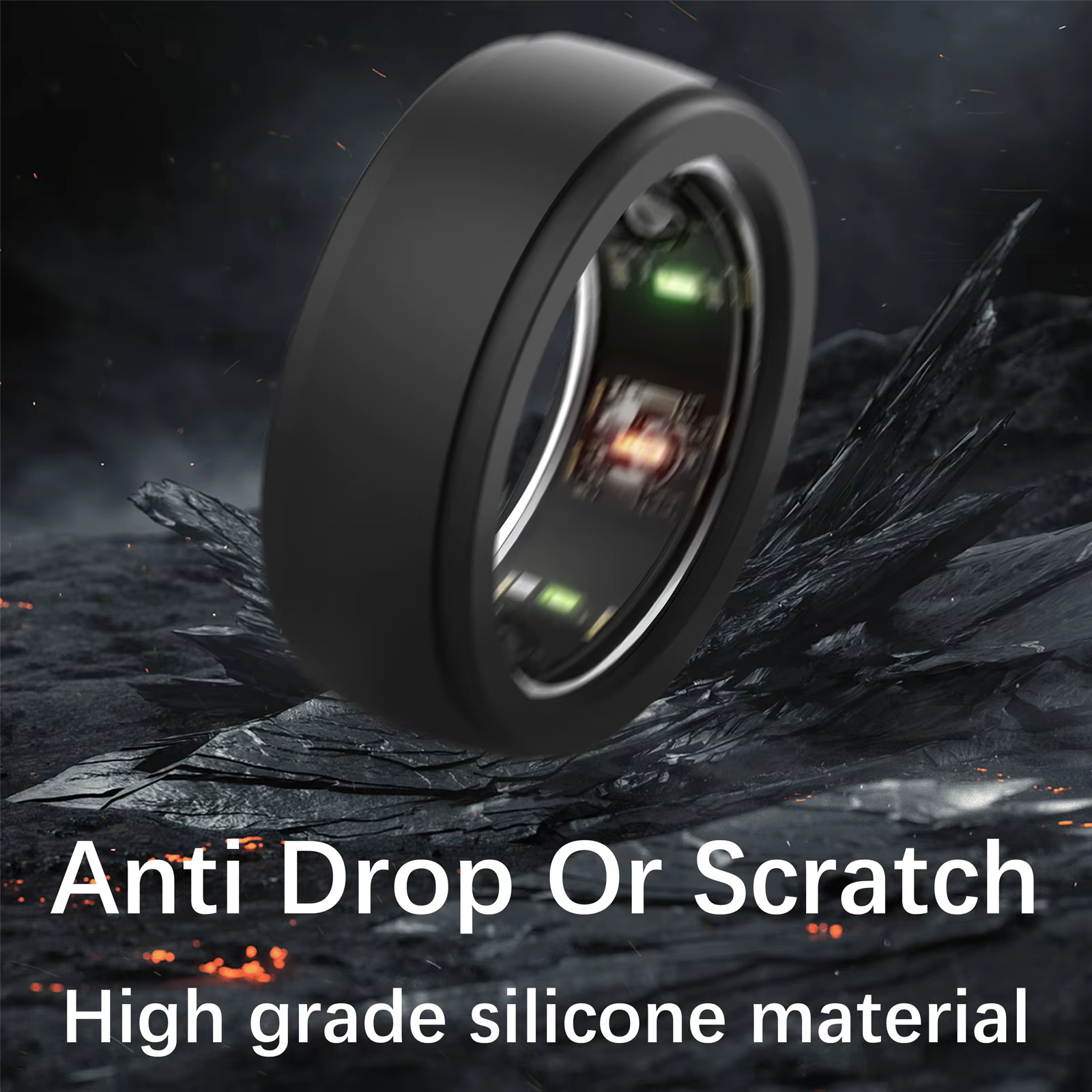 Protecteur d'anneau en Silicone Compatible avec Oura Gen 4/3