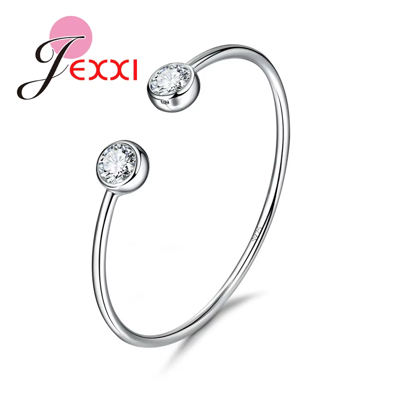 Bracelet en argent sterling 925 au design simple