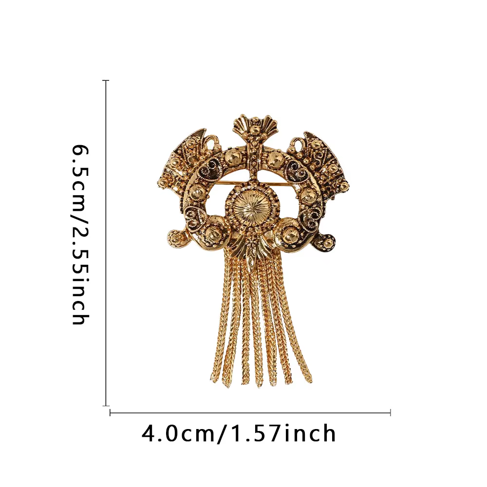 Broche Su de style palais exquise