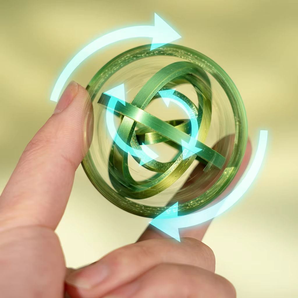 Anneau de doigt hexagonal imprimé en 3D