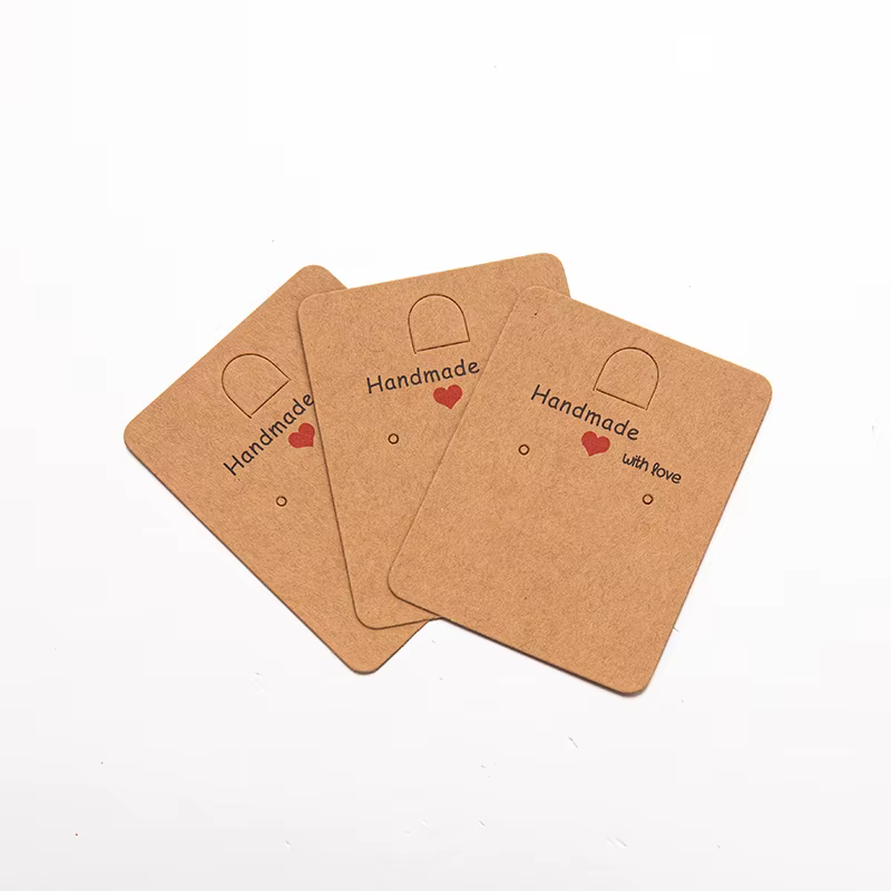 Cartes d'affichage de boucles d'oreilles