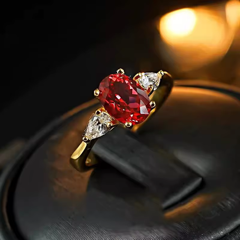 Bague pour femme en or rose 18 carats