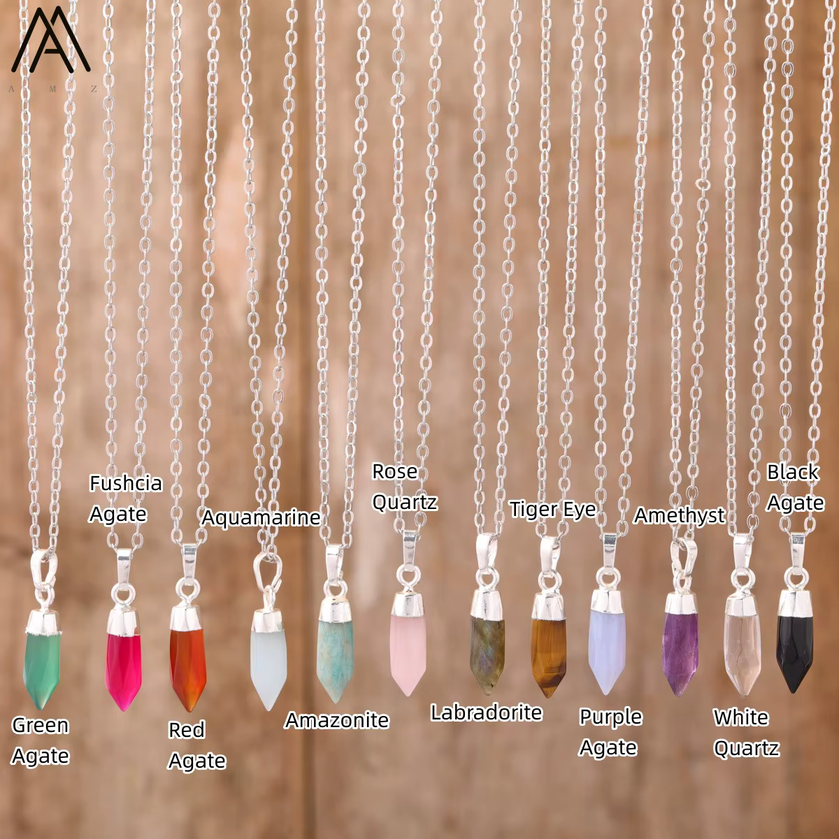 Collier pendentif en cristal d'Alanding Yst pour femme