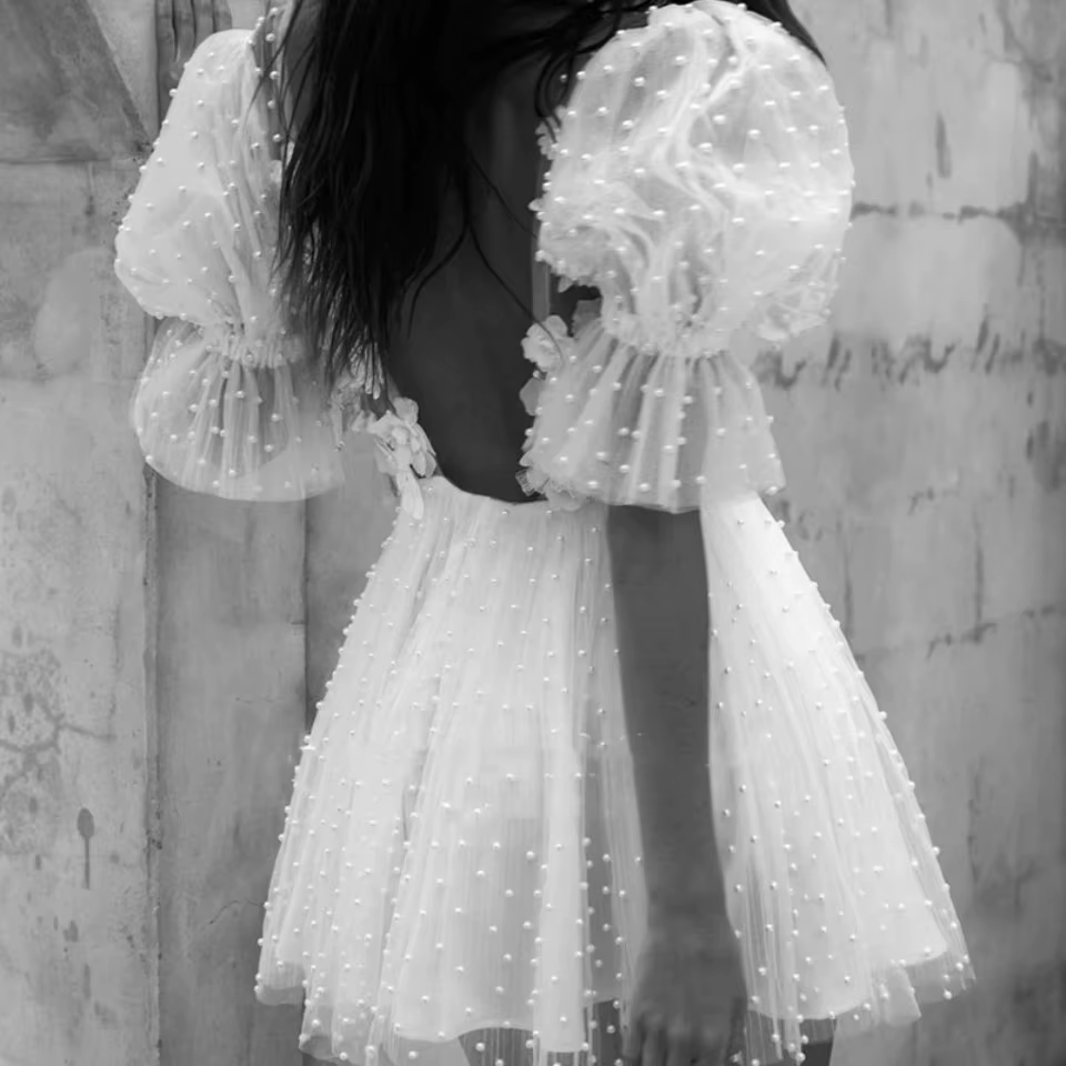 Robe de mariée courte personnalisée