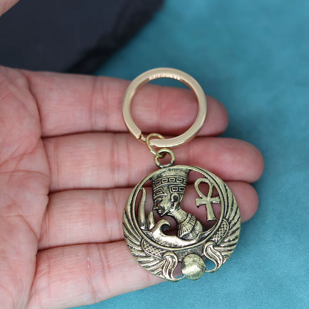 Porte-clés Talisman de la reine égyptienne antique pour femmes