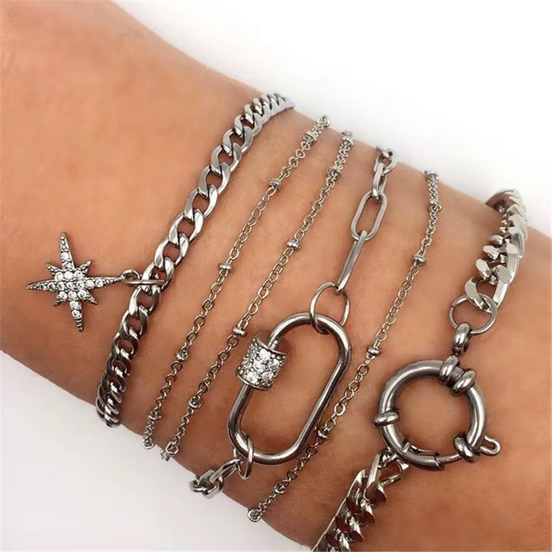 Fermoirs en cuivre et zircone pour fabrication de bijoux faits à la main