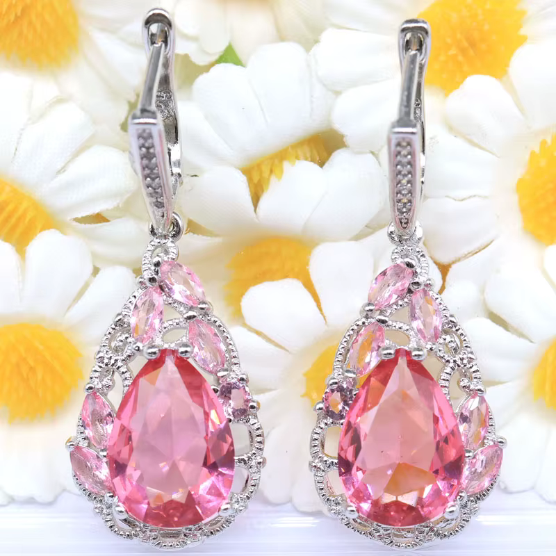Boucles d'oreilles en argent plaqué pour femme