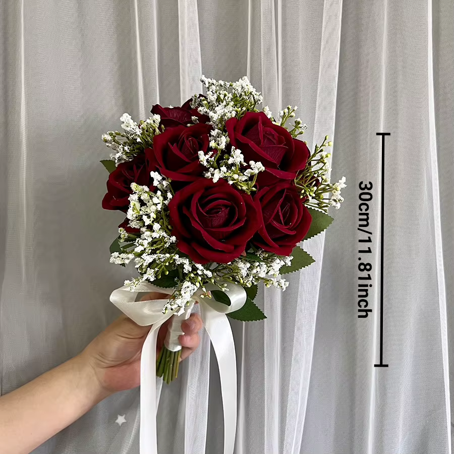 Roses artificielles Bouquet de fleurs