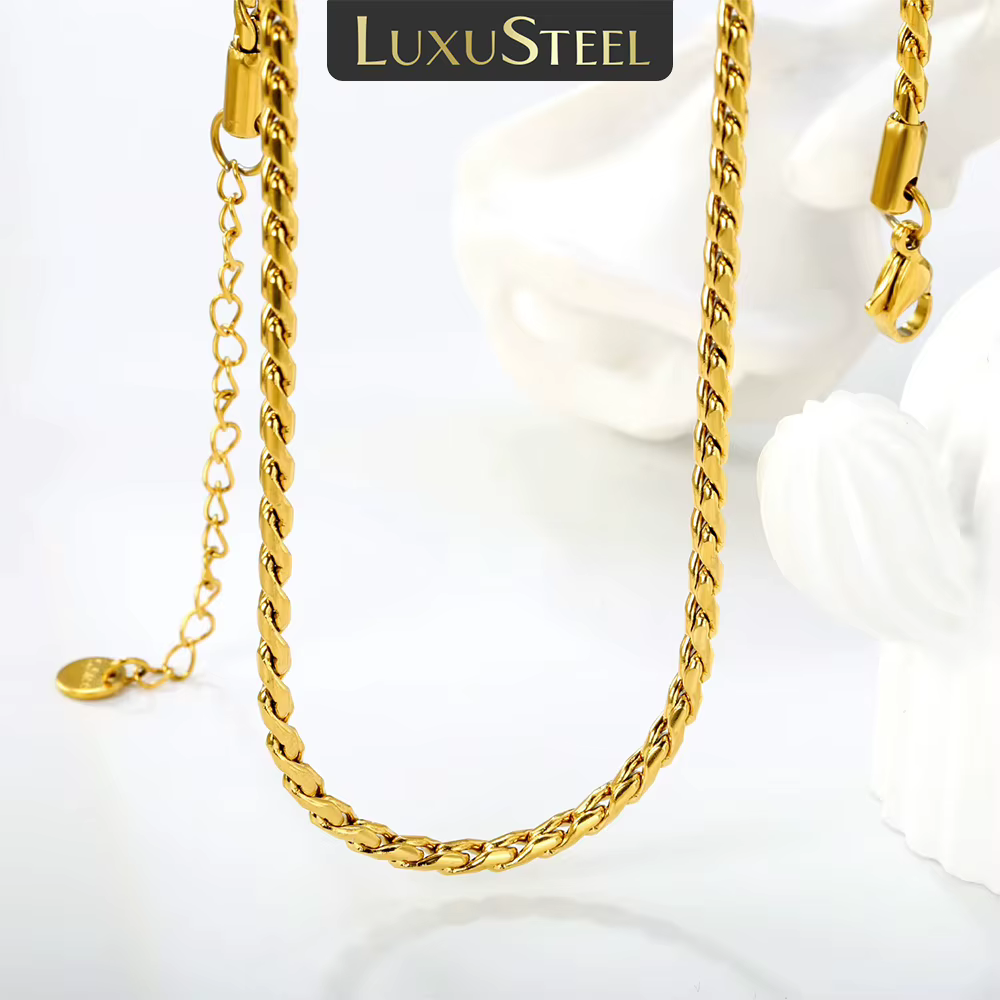 LUXUSTEEL – pendentif en acier inoxydable pour femmes