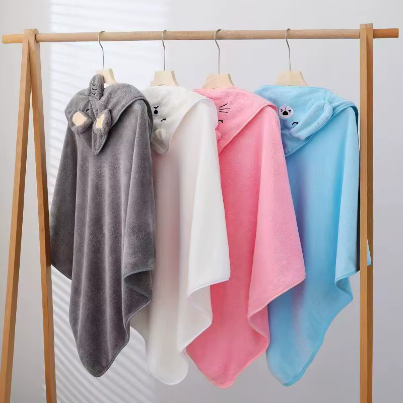 1 Peignoir pour bébé, Serviette de bain pour bébé