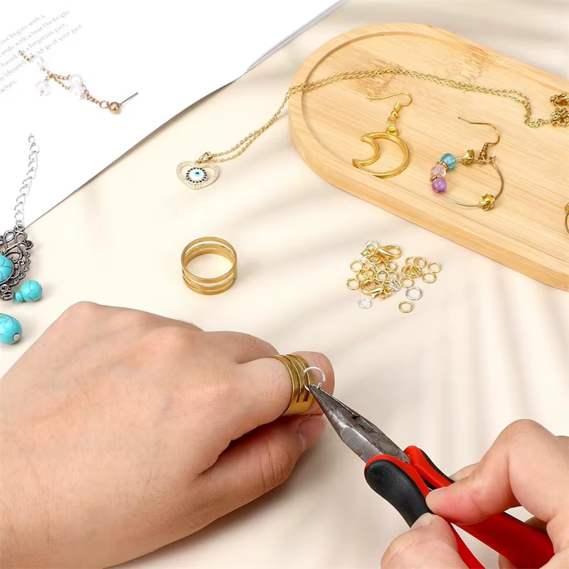 Lot de 3 outils de fabrication de bijoux DIY : anneaux ouverts