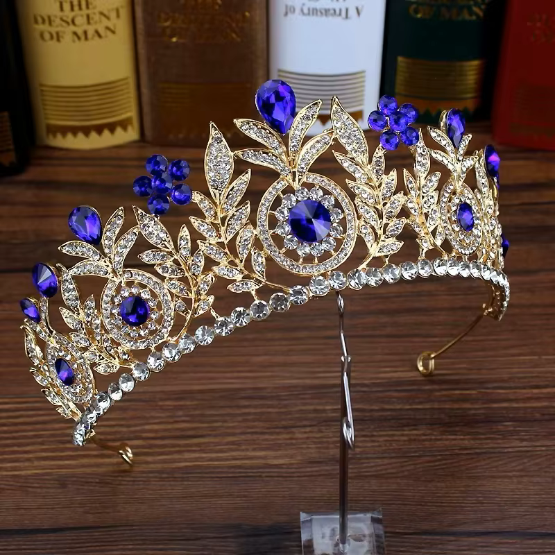 Diadème de mariée, accessoires de cheveux baroques