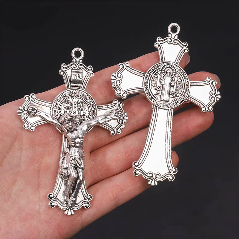 Nouvelle croix religieuse bijoux chrétiens pendentif