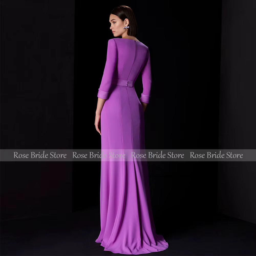 Robes d'invitées de mariage lilas pour femmes