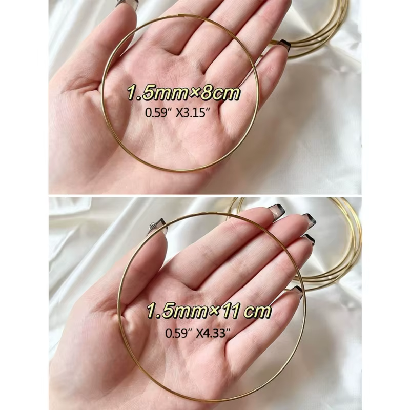 Anneaux de cerceau d'artisanat de macramé de couronne