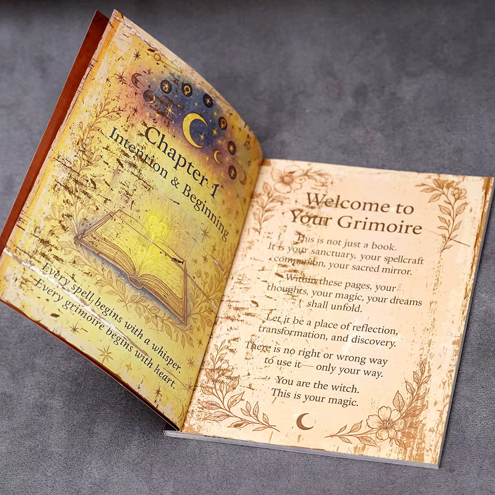 77 pages sorcellerie Grimoire