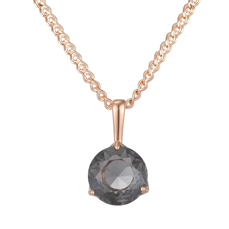 Wbmqda – grand pendentif et collier en pierre grise pour femmes