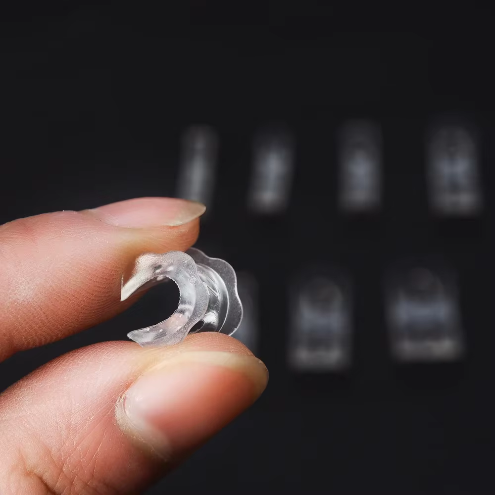 8 tailles Silicone Anti perte Invisible clair anneau taille rediseur anneaux en vrac réducteur
