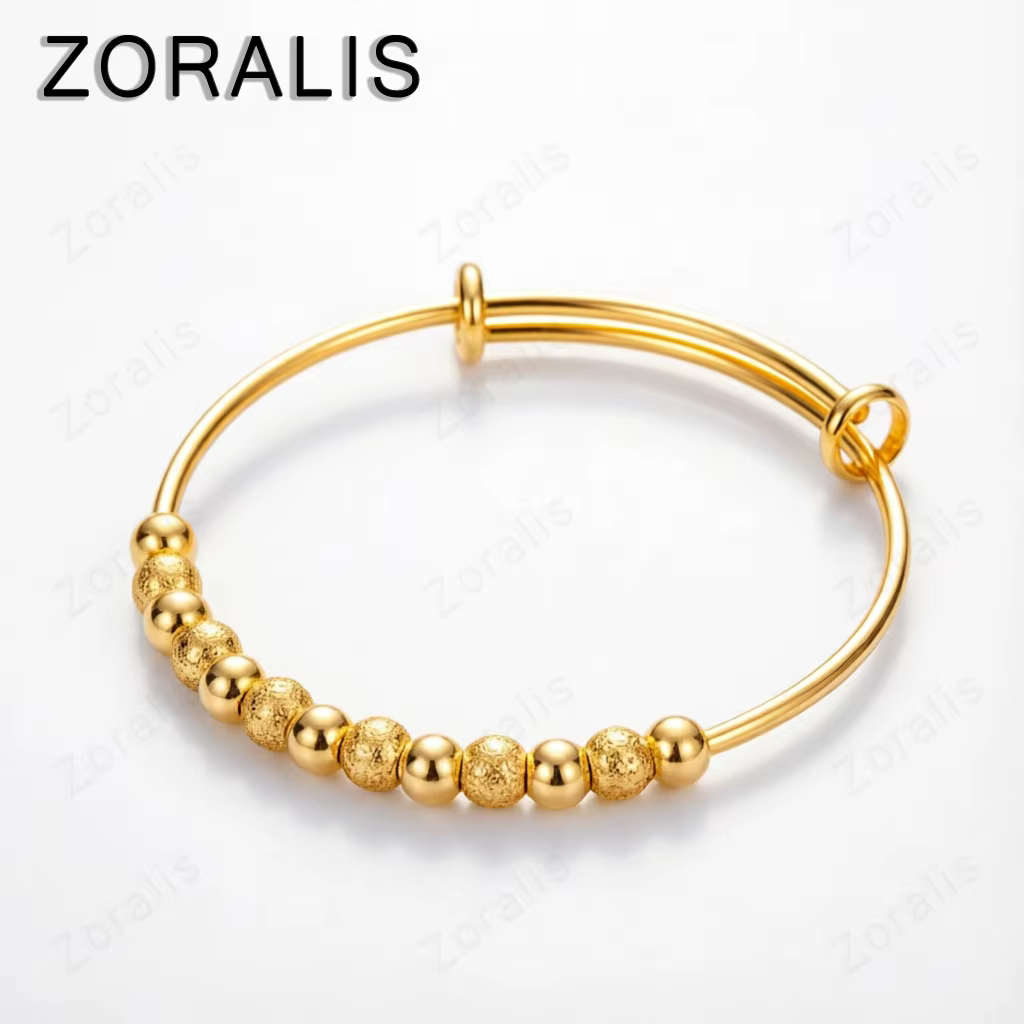 Bracelets et Joncs de Luxe en Or 18K avec Breloques et Perles