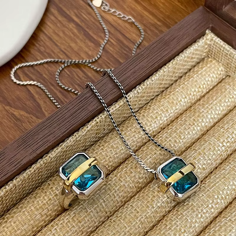 Ensemble de bijoux en argent Sterling 925 pour femmes