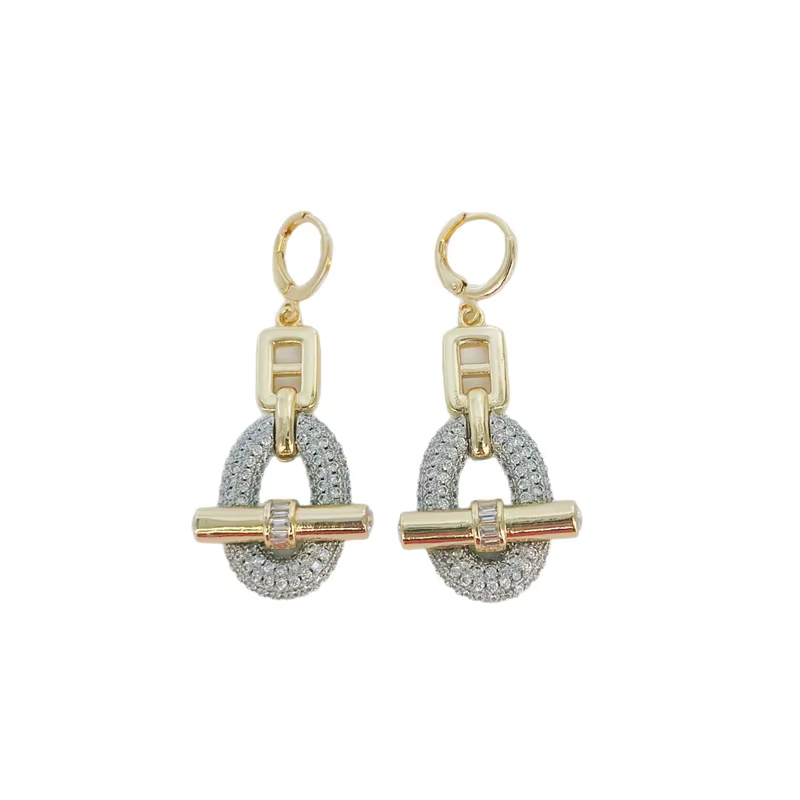 Boucles d'oreilles Nekelace plaquées or 18 carats