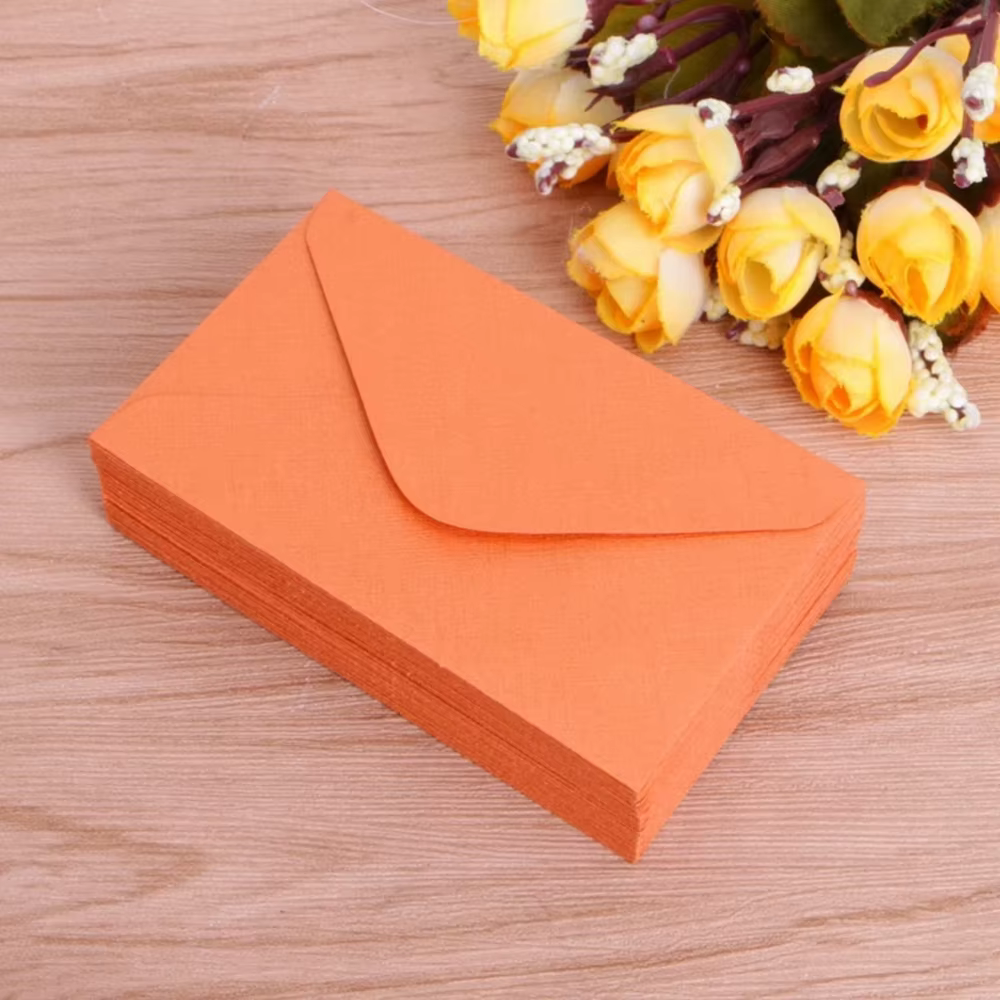 50 pièces/paquet de cartes de Message rétro de mariage