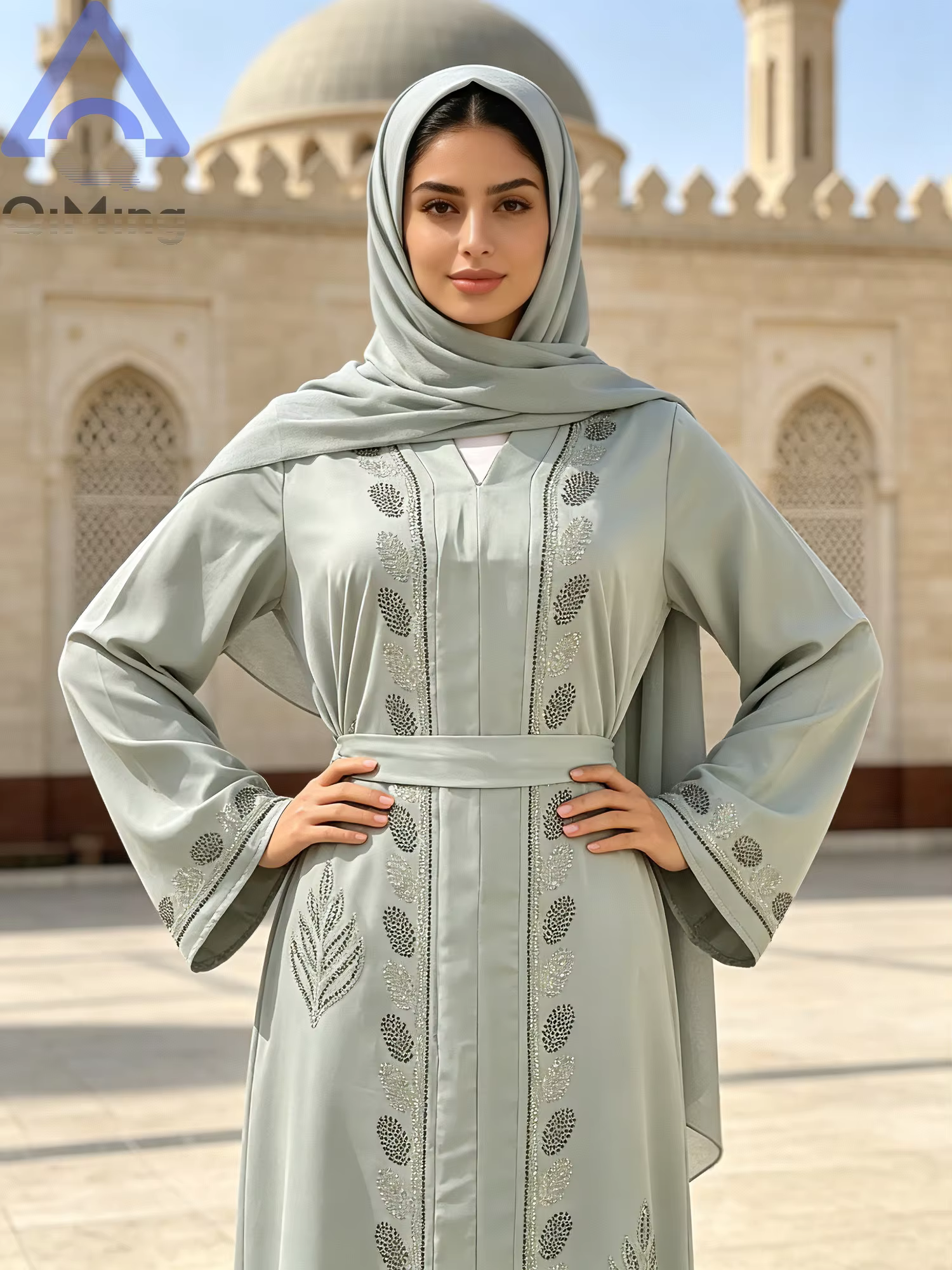 Abaya marocaine traditionnelle pour femme