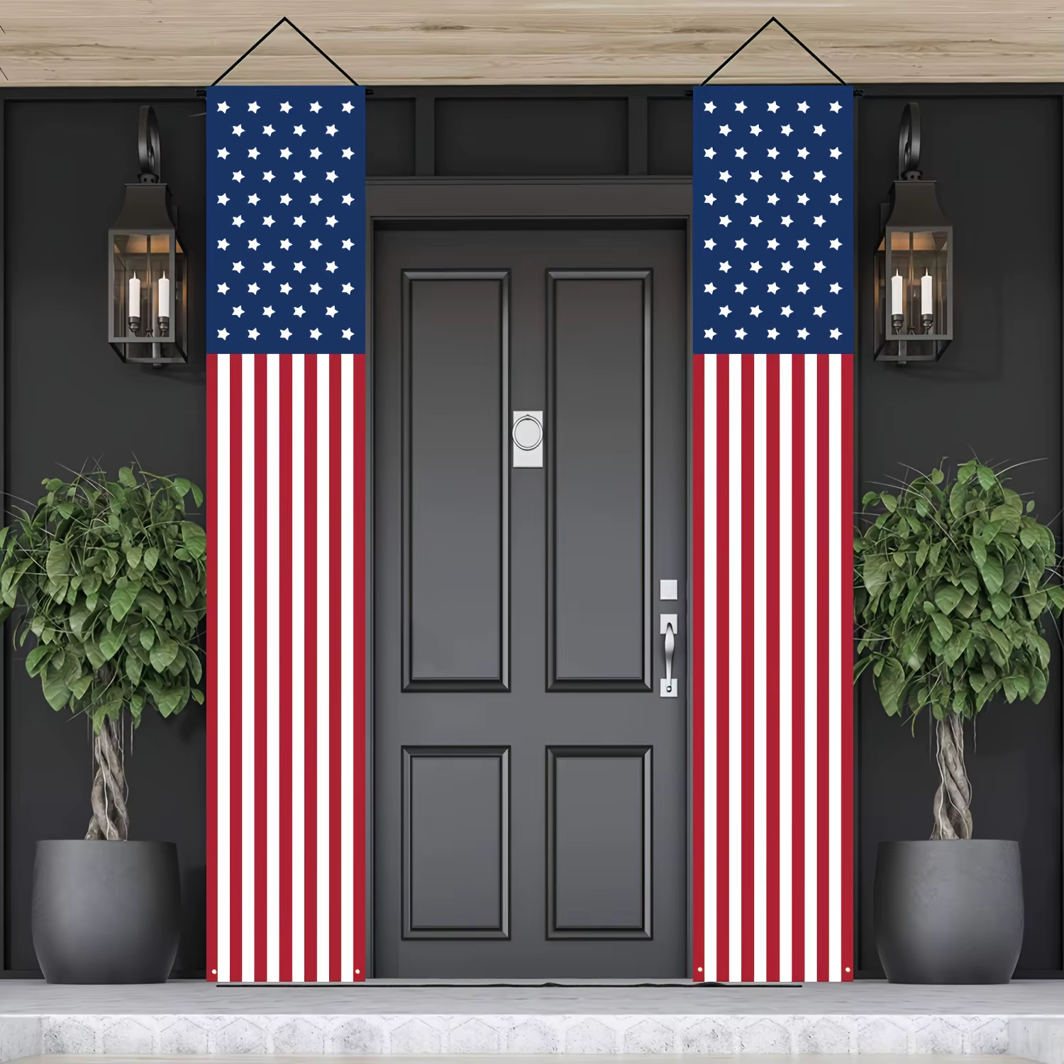 2 bannières patriotiques du 4 juillet