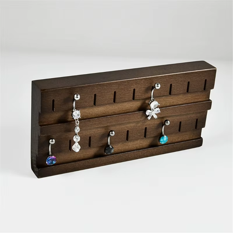Panneau d'affichage en bois pour Piercing corporel